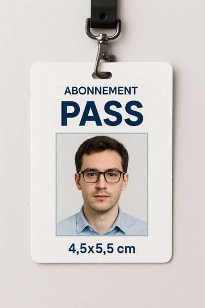 Pass d’abonnement avec photo d’identité
