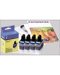 Cartouches I Color compatibles Brother cyan Par 4