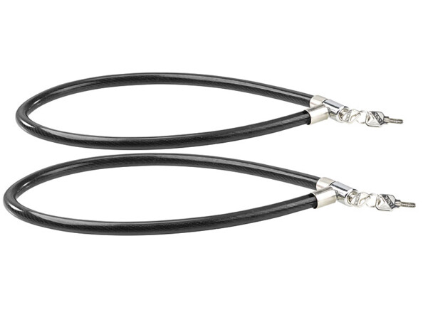 Deux antivols avec chaîne en acier de 1 m de long et de 18 mm de diamètre.