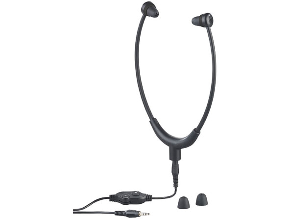 2 casques TV et doubleur stéréo jack 3,5 mm, jusqu’à 117 dB