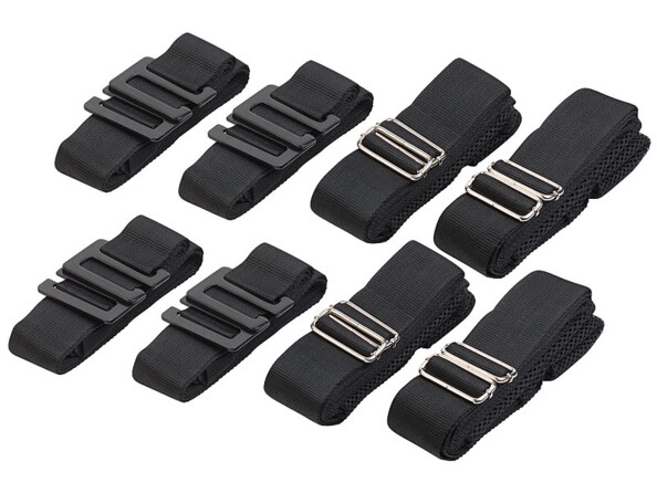 Deux double sangles de transport composées chacune de 4 sangles.