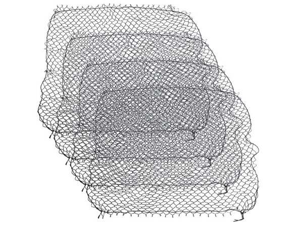 Quatre filets à bagages pour remorque de 125 x 210 cm.