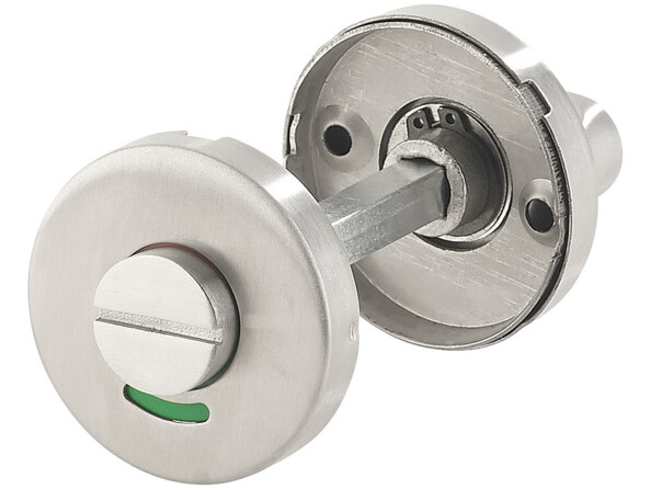 4 garnitures de porte modernes en inox - 8 poignées sur rosaces