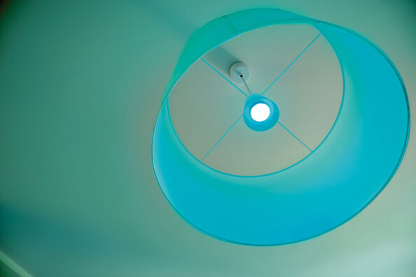 ampoule led e27 lumière cyan