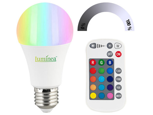 Ampoule LED E27 RVB et blanc 806 lm 