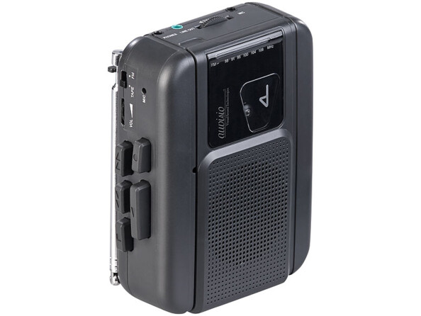 Baladeur cassette bluetooth MCR-280 avec enregistreur vocal et radio FM