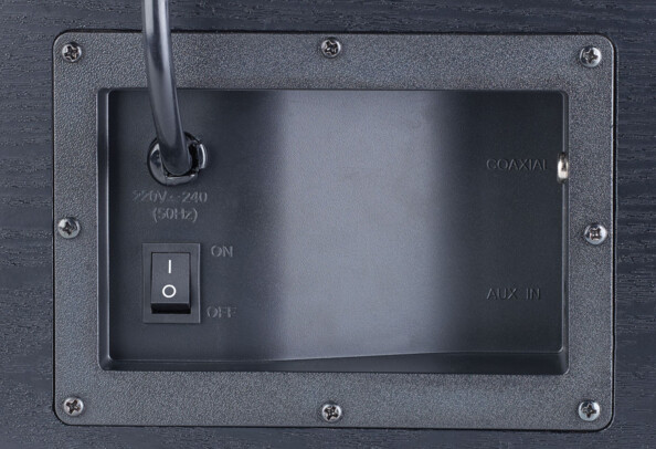 panneau de commande barre de son sans fil auvisio zx1604 avec entree coaxial et jack audio