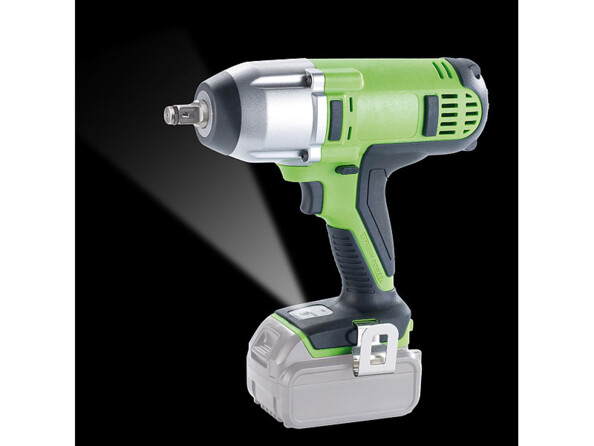 viseuse à choc sans fil avec lumière LED