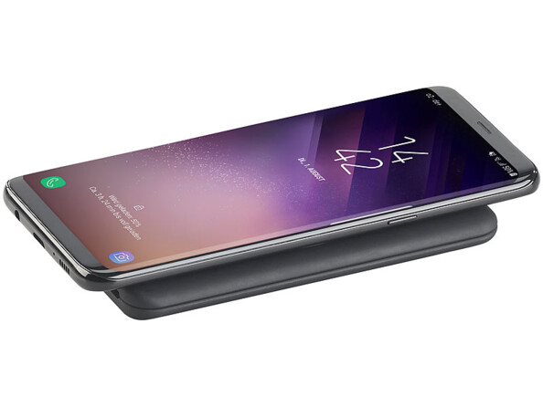 Batterie d'appoint PB-500.qi USB ultraplate compatible Qi 5000 mAh jusqu'à 2,1 A / 10,5 W