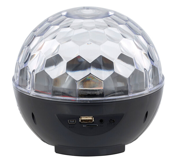 haut parleur nomade disco auvisio zx1616 avec entrées usb et micro sd pour mp3