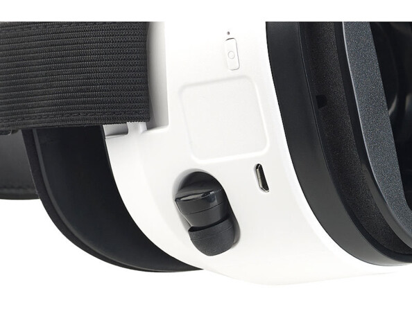 Casque de réalité virtuelle avec écouteurs intégrés, Bluetooth, manette