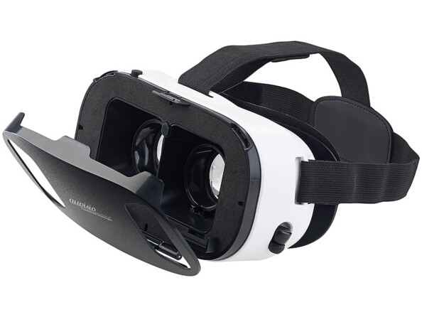 Casque de réalité virtuelle avec écouteurs intégrés, Bluetooth, manette