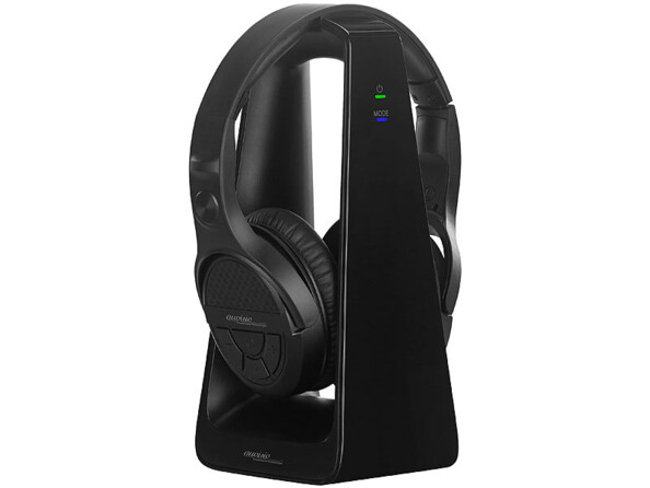 Casque stéréo sans fil avec station de chargement OK-300 Auvisio.