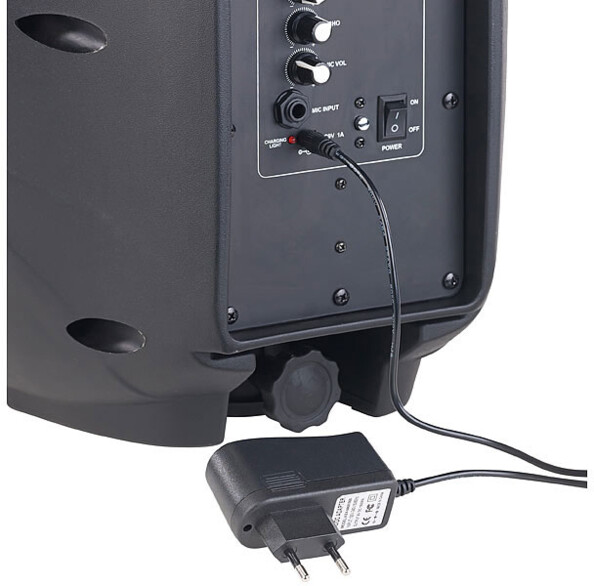 Enceinte mobile avec lecteur MP3, fonction bluetooth et karaoké PMA-900.k (Reconditionné)