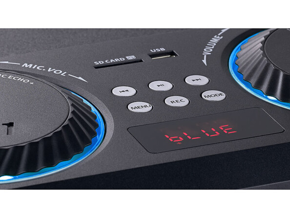 Enceinte stéréo 2 en 1 USB / SD / bluetooth 100 W à fonction karaoké PMA-1000.k