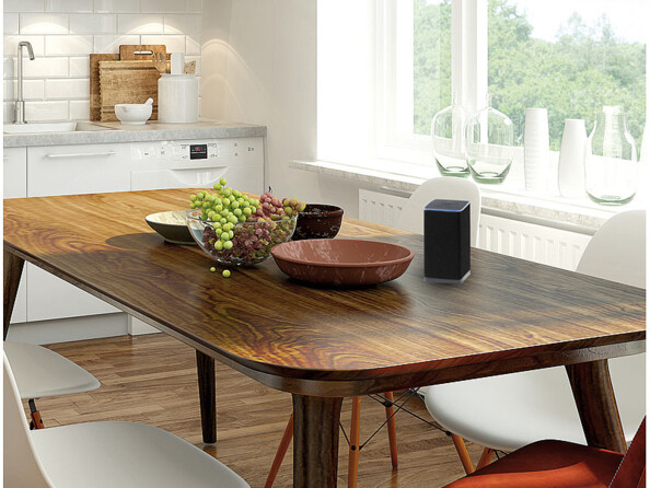 Enceinte stéréo nomade wifi multiroom compatible Amazon Alexa QAS-400