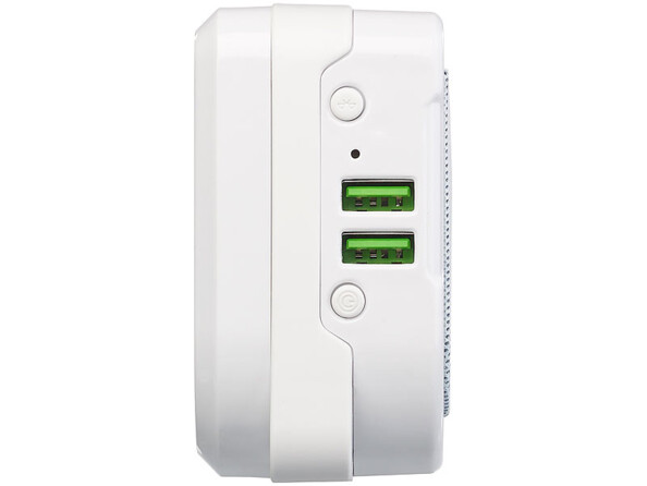 Haut-parleur nomade 2 en 1 avec fonction bluetooth et recharge USB