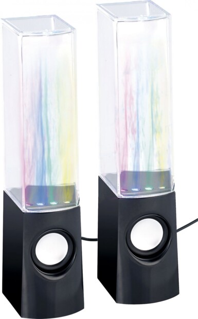 Haut-parleurs Bluetooth avec jeux d'eau et effets lumineux