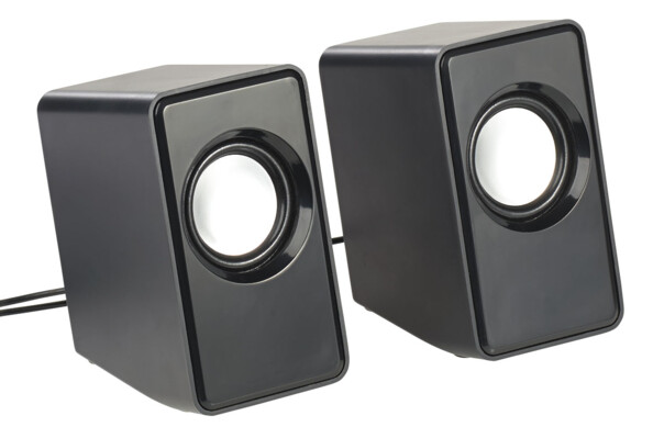 Haut-parleurs stéréo actifs USB 6 W avec entrée jack 3,5 mm msx110 auvisio