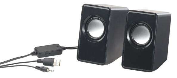 Haut-parleurs USB stéréo actifs 6 W MSX-110