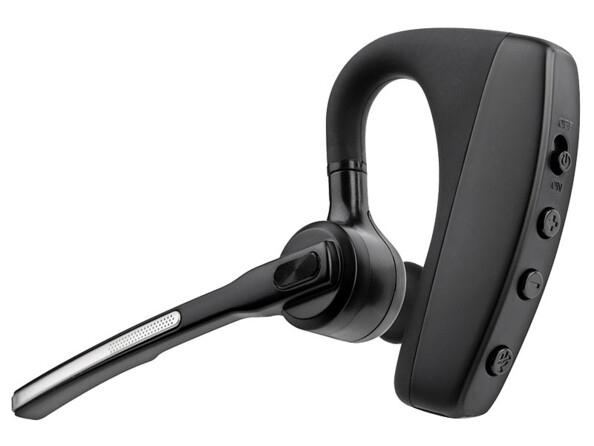 Micro-casque Callstel avec prise en charge multipoint pour 2 appareils.