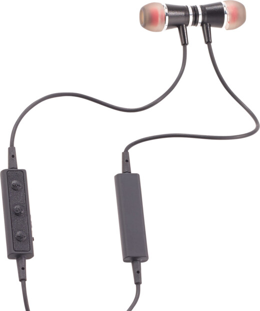 ecouteurs in ear bluetooth spécial sport avec embouts magnétiques et télécommande intégrée auvisio