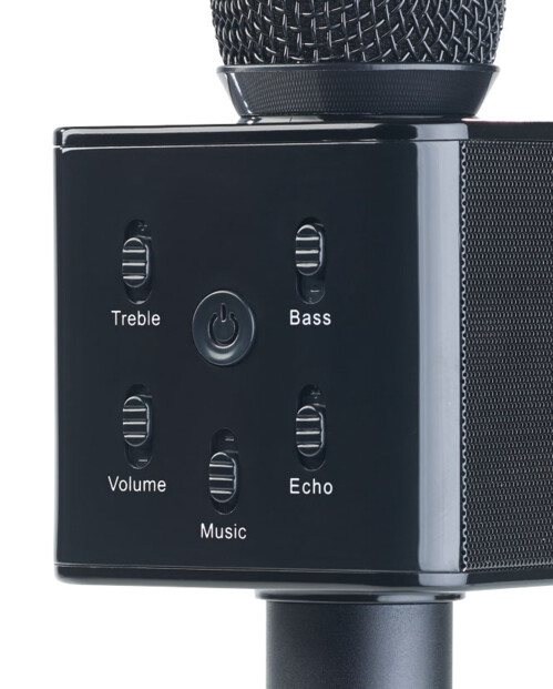 Microphone karaoké panneua de commande