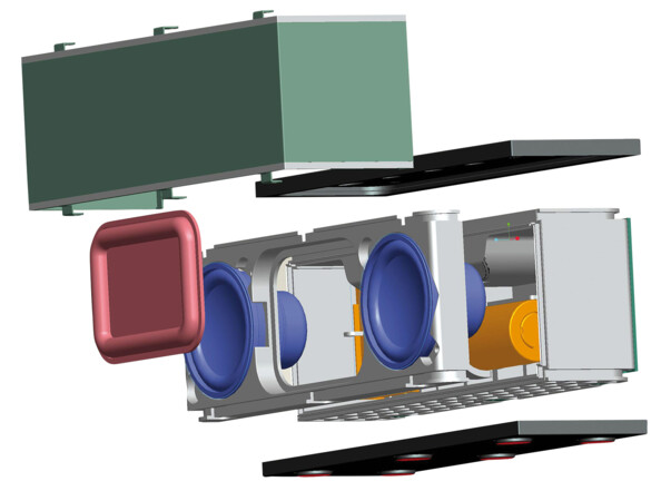 Mini enceinte design et bluetooth MSS-55.fs - 8 W