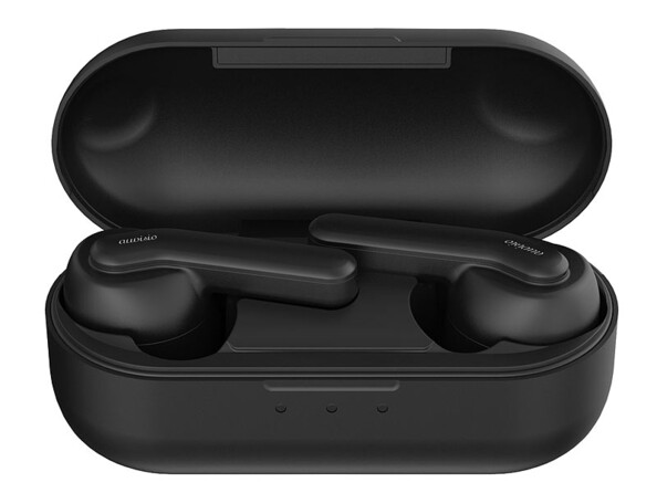 Oreillettes stéréo IHS-770.anc rangée dans leur étui.