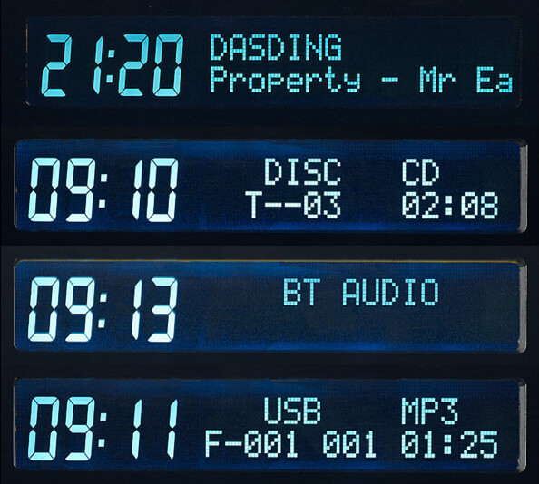 Radio numérique DAB+/FM & lecteur CD avec fonctions bluetooth et chargement USB DOR-600