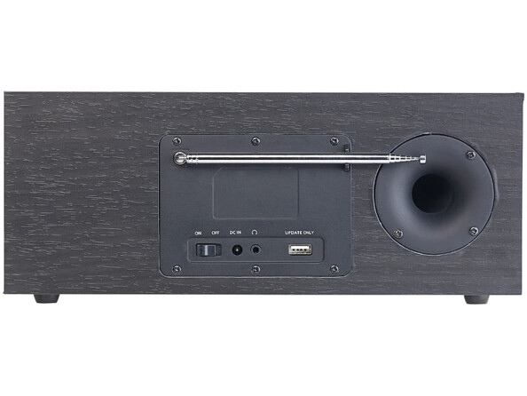 Radio numérique stéréo DAB+/FM avec fonctions bluetooth & réveil DOR-500 - Noir