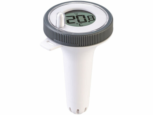 Capteur pour piscine PT-310 Infactory avec thermomètre intégré debout