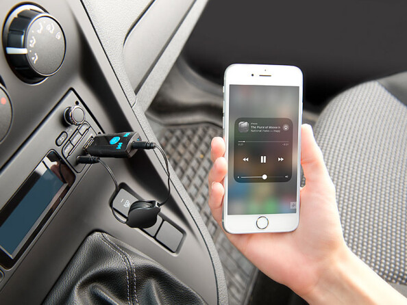 Récepteur audio bluetooth avec lecteur MP3 intégré et fonctions mains libres