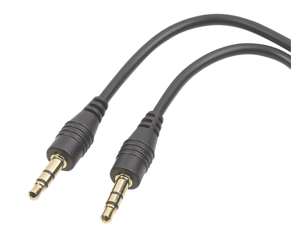 Câble audio jack vers jack 3,5 mm noir