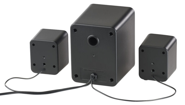 Système de haut-parleurs 2.1 USB 10 W avec subwoofer