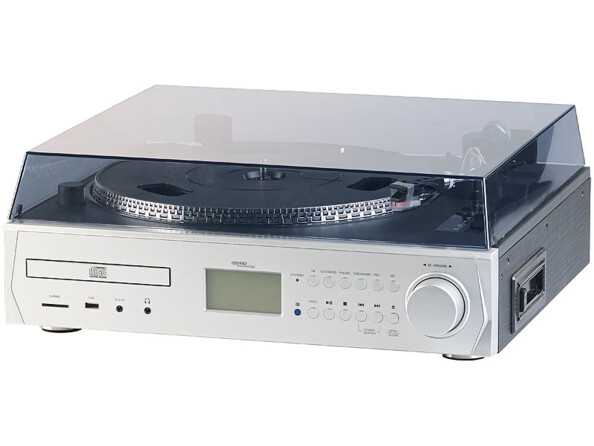 Tourne-disque & encodeur numérique multifonction MHX-620.dab Auvisio