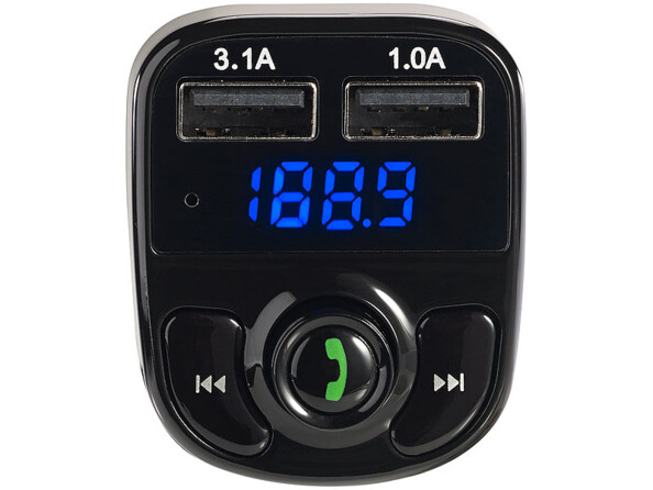Transmetteur FM/bluetooth avec chargement USB et mains libres "FMX-540.fs"