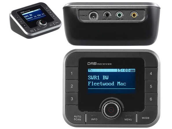 Tuner radio DAB+ / FM à fonctions bluetooth et streaming DOR-280.bt