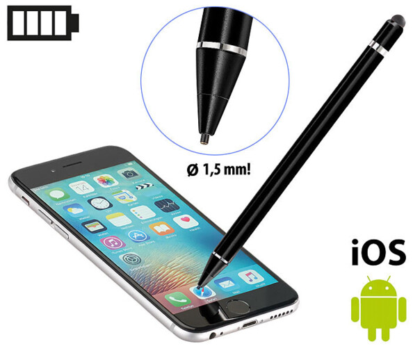 stylet actif callstel avec accu interne pour iphone et ipad