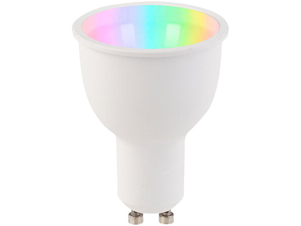 Ampoule LED GU10 connectée compatible avec Amazon Alexa LAV-45.rgbw