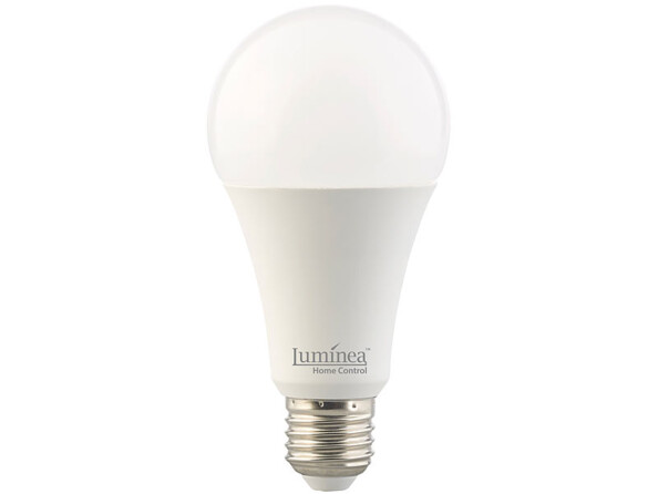 Ampoule LED connectée modèle LAV-170.rgbw par Luminea Home Control.