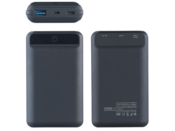 Batterie d'appoint avec Quick Charge 3.0 & USB-C 10000 mAh / jusqu'à 3 A / 18 W