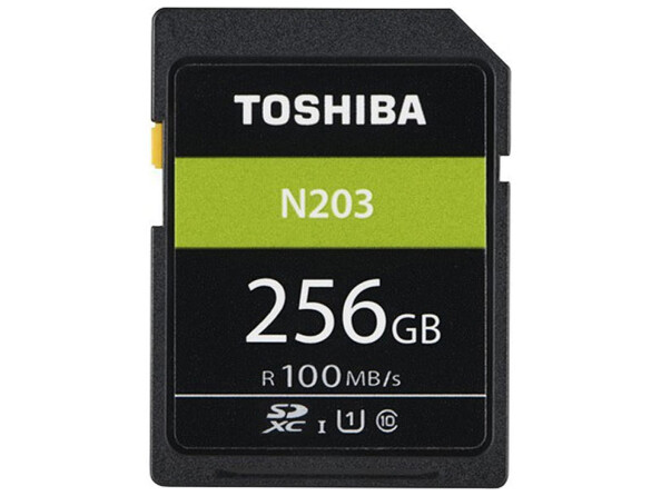 Carte mémoire SDXC N203 - 256 Go - Classe 10 - UHS U1