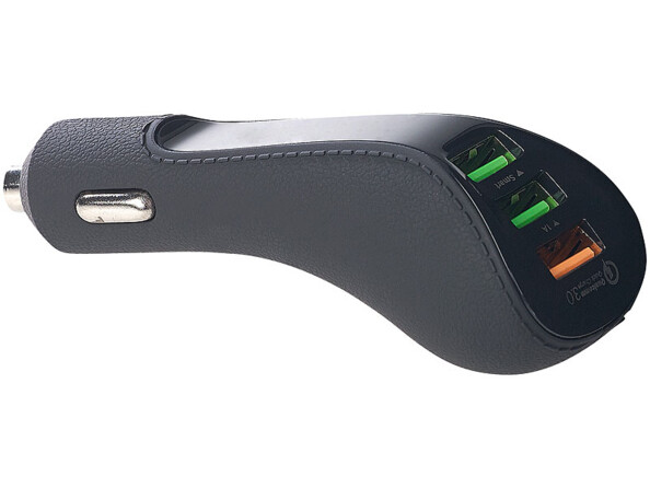 Chargeur USB allume cigare pour véhicule avec application pour smartphone