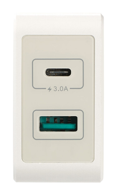 Chargeur secteur USB A & C / 6 A avec fonction Quick Charge