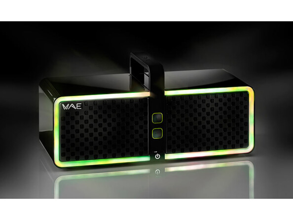 enceinte bluetooth 30w avec effets lumineux led rvb hercules wae neo