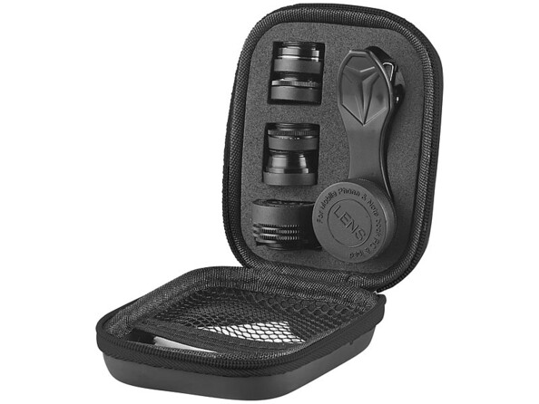 Lentilles Premium 7 en 1 avec kaléidoscope, filtre polarisant et étui rigide