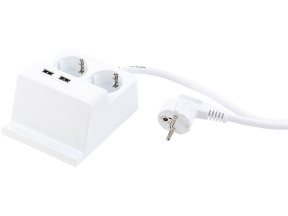 Multiprise de bureau Revolt avec câble de 150 cm.