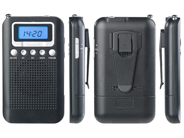 Récepteur radio analogique de poche FM/AM avec réveil "TAR-402"