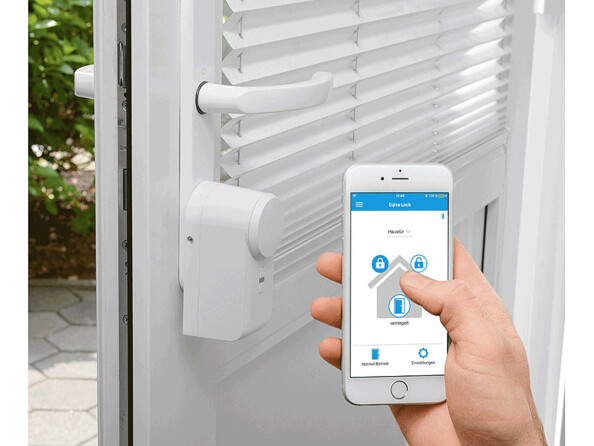 Serrure de porte bluetooth, motorisée et connectée